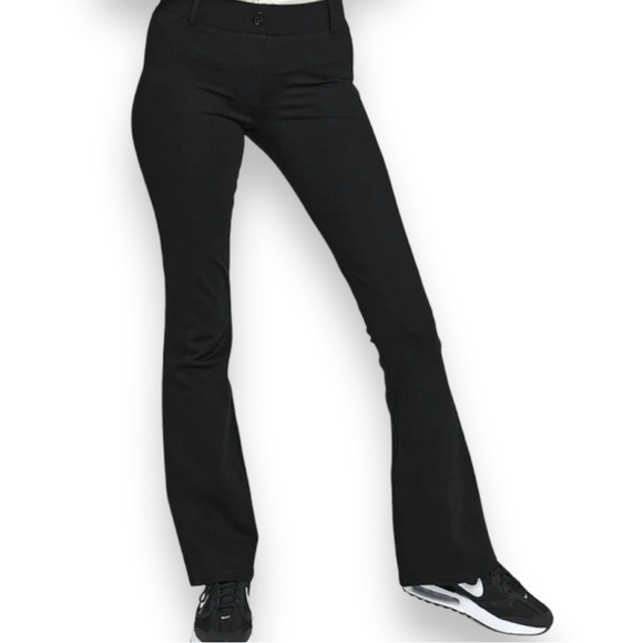 Betabrand Boot-Cut Classic Dress Pant Yoga Pant Black Size XXL - Picture 6 of 13